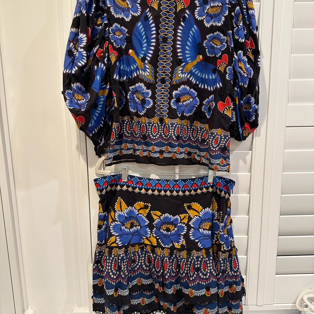 Farm Rio top and skirt.